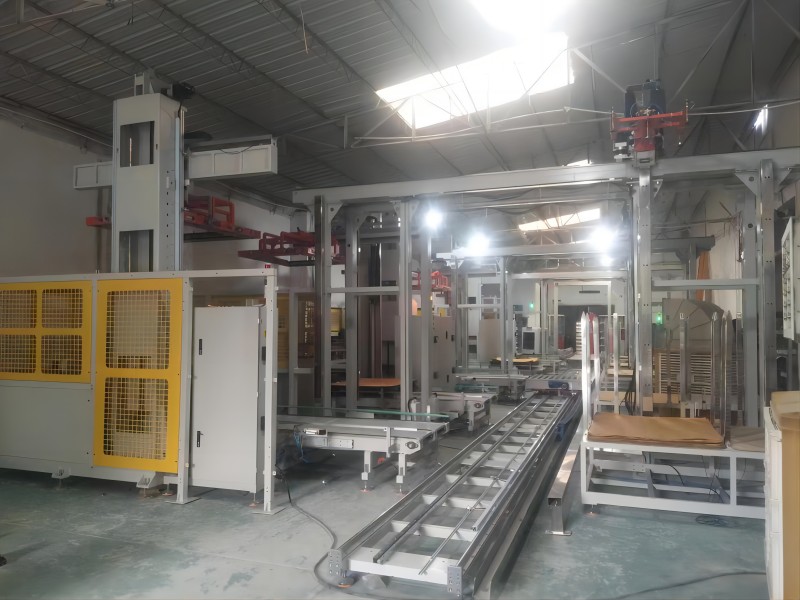 Thailand automatic PE bottle stacking production line customer field case